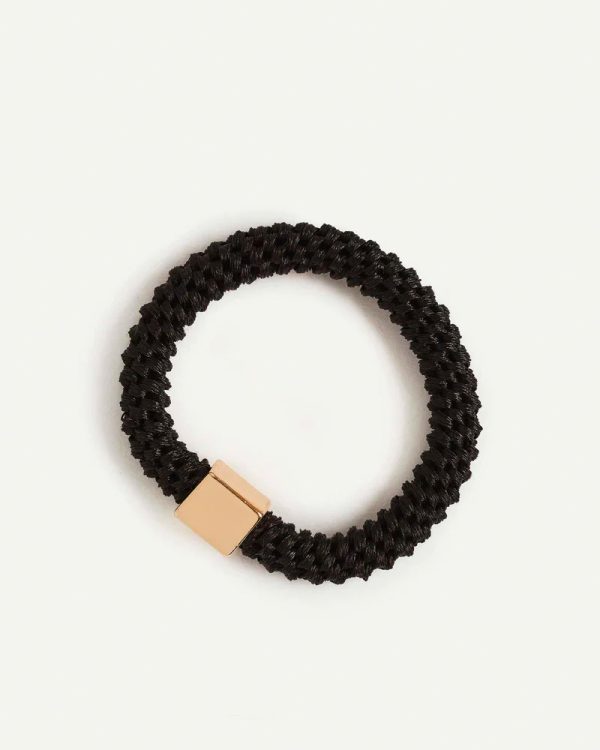 Midnight Silk Hair Tie