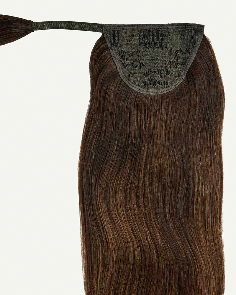 Café au Lait Luxe Ponytail - Image 2